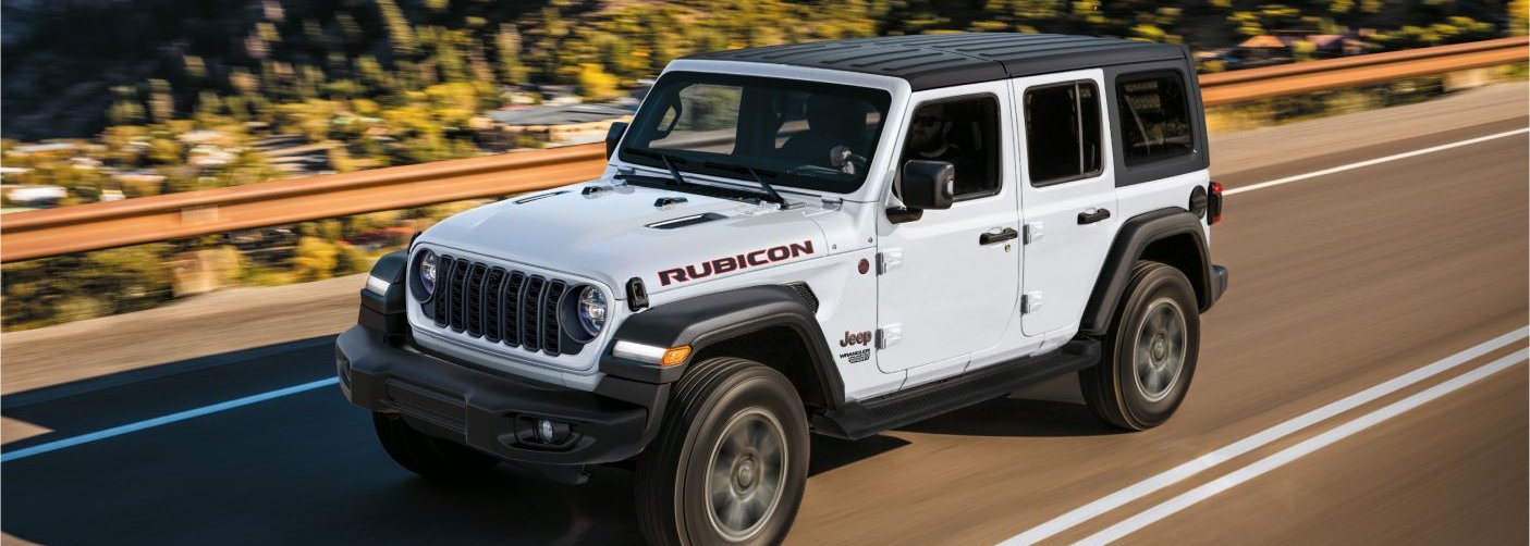 Jeep Wrangler Rubicon in white