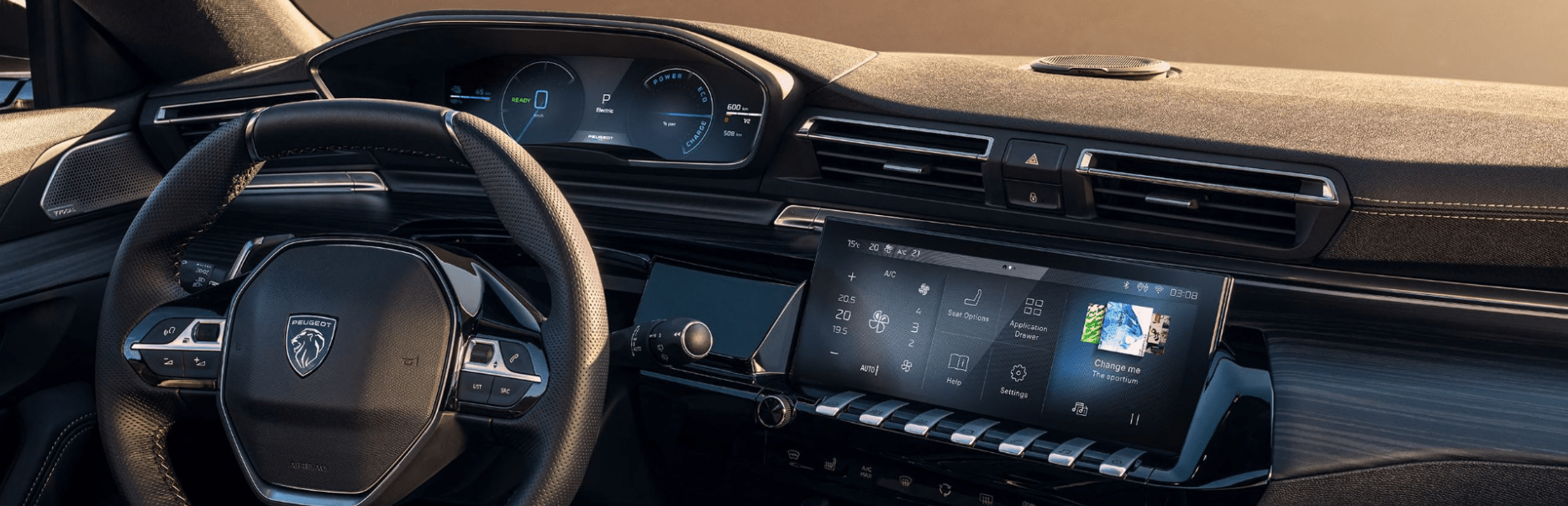 The cabin of the new Peugeot 508