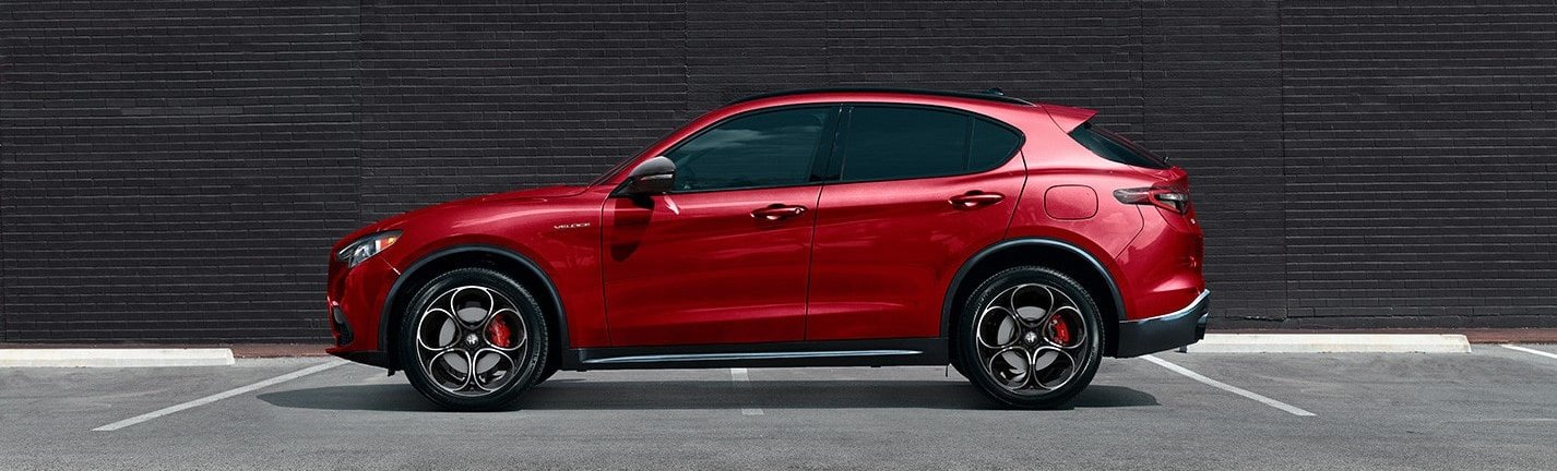 Side view of the Alfa Romeo Stelvio