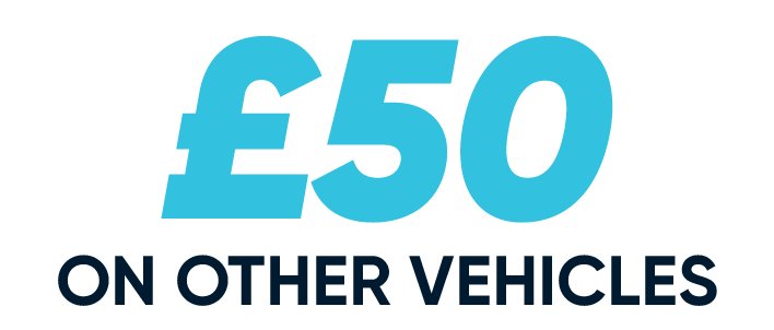 £50 voucher on standard vehicles